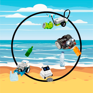 Robot para limpieza del ocano 
