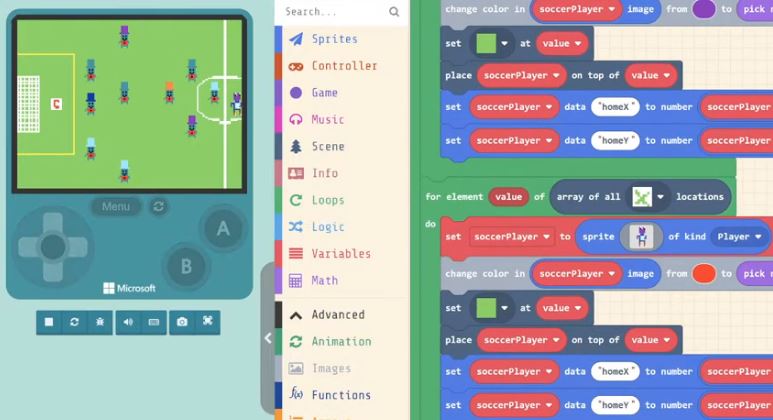 Las matemticas de los videojuegos - Programa videojuego de ftbol